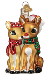 Rudolph and Clarice by Old World Christmas