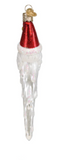 Jingle Bell Santa Icicle by Old World Christmas