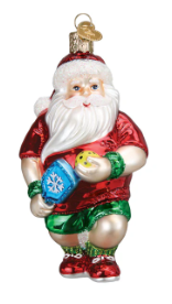 Pickleball Santa by Old World Christmas