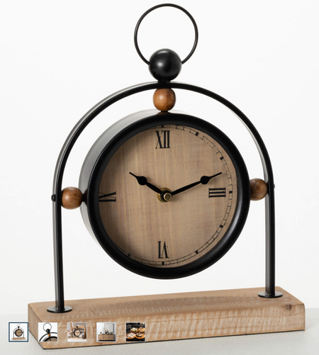 Braxton Desk & Table Clock by Seiko