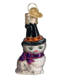 Mini Witch Cat by Old World Christmas