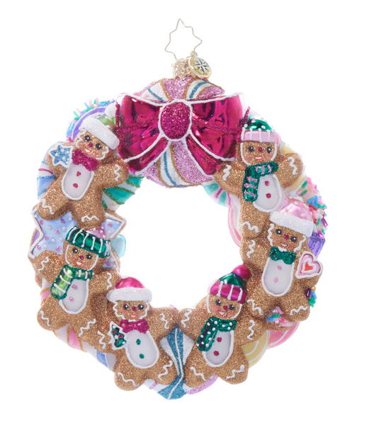 Sugar-plum Dancing Dreams Wreath by Christopher Radko