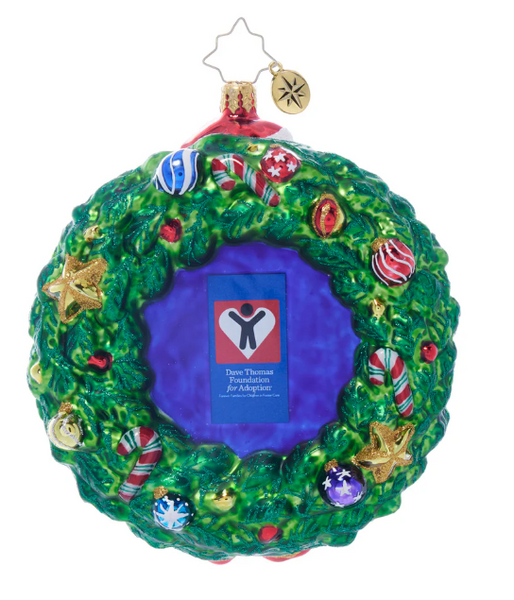 Wreath of Forever Love - Dave Thomas Adoption 2024 by Christopher Radko