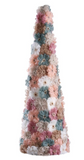 Yarn Flower Cone Topiary 16