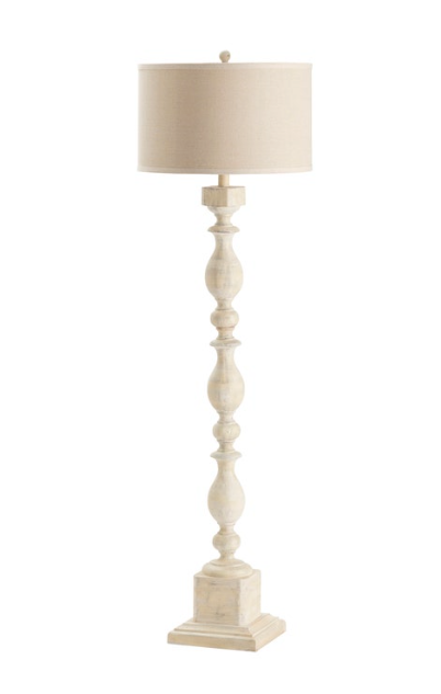 Wood Post Floor Lamp