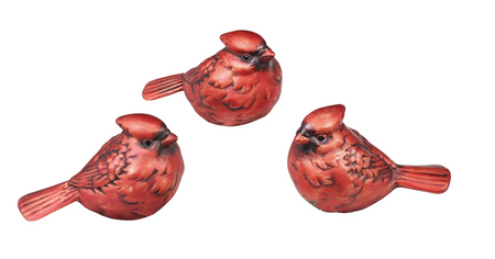 Small Cardinal Ornament w/ Clip