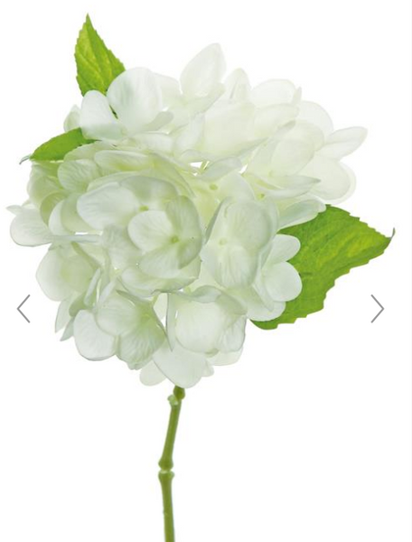 Hydrangea Pick 12" White