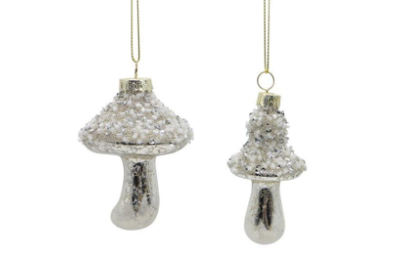 Diamond Mushroom Ornament