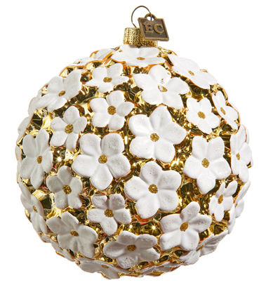 EC 4" Blossom Ball Ornament