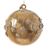 Rhinestone Glass Ball Ornament