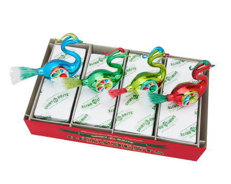 Shiny Brite - Holiday Splendor 1.75" Decorated Shapes