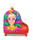 Elton's Red Piano by Christopher Radko