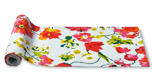 Blooming Flowers Table Runner