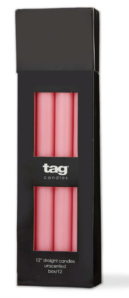 Straight Taper Candles by TAG - 12"