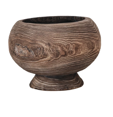 Paulownia Wood Planter Stained Finished 8"