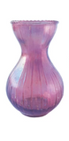 Debossed Glass Vases - 4 Colors