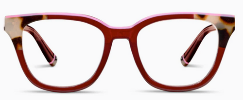 Ramona Cherry Chai Tortoise Reading Glasses by Peepers