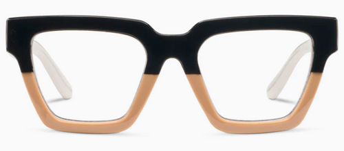 Take a Bow Black Tan Reading Glasses by Peepers