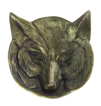 Fox Cast Metal Dish